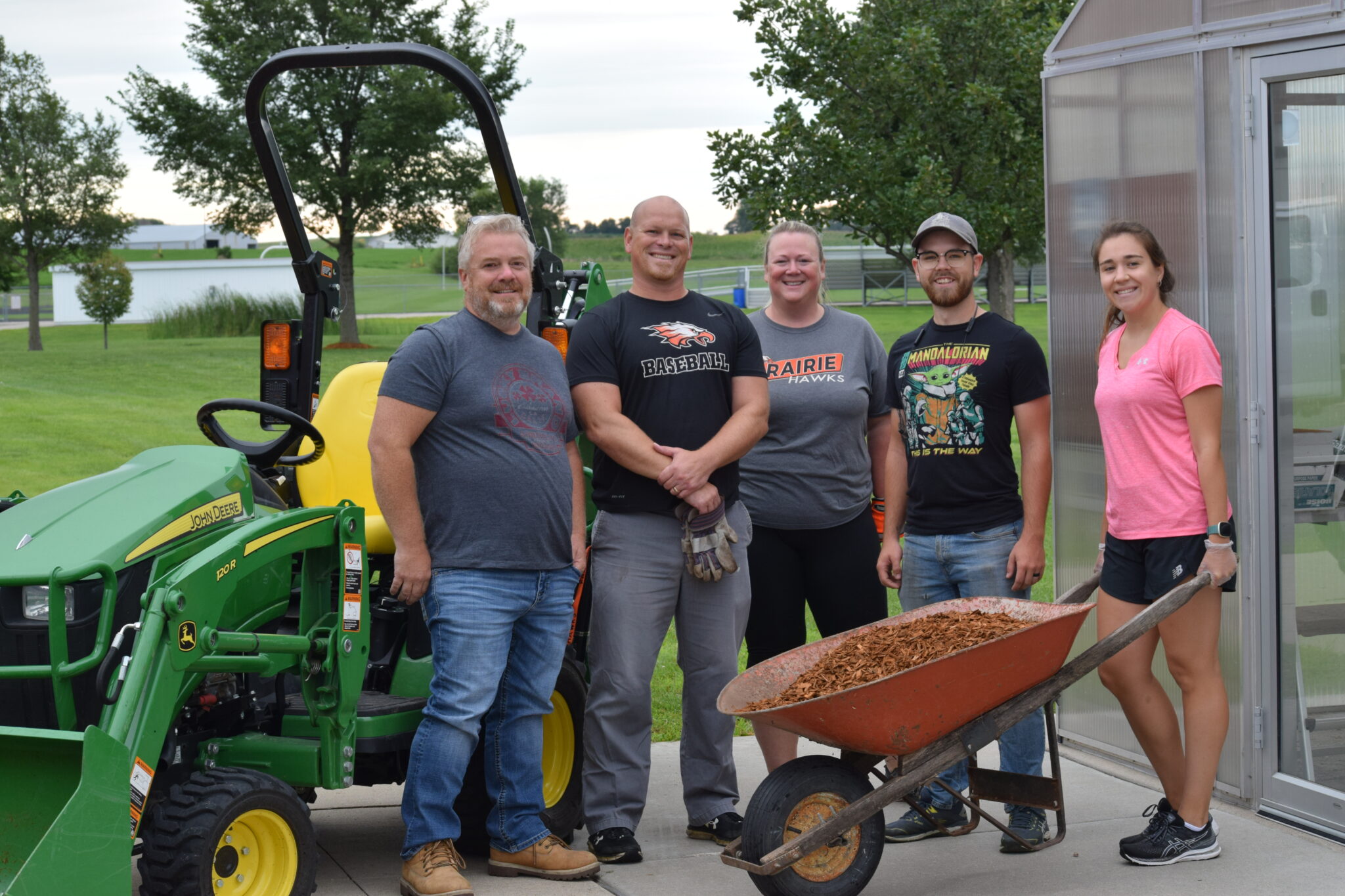 Campus Beautification Day at Prairie College Community School District