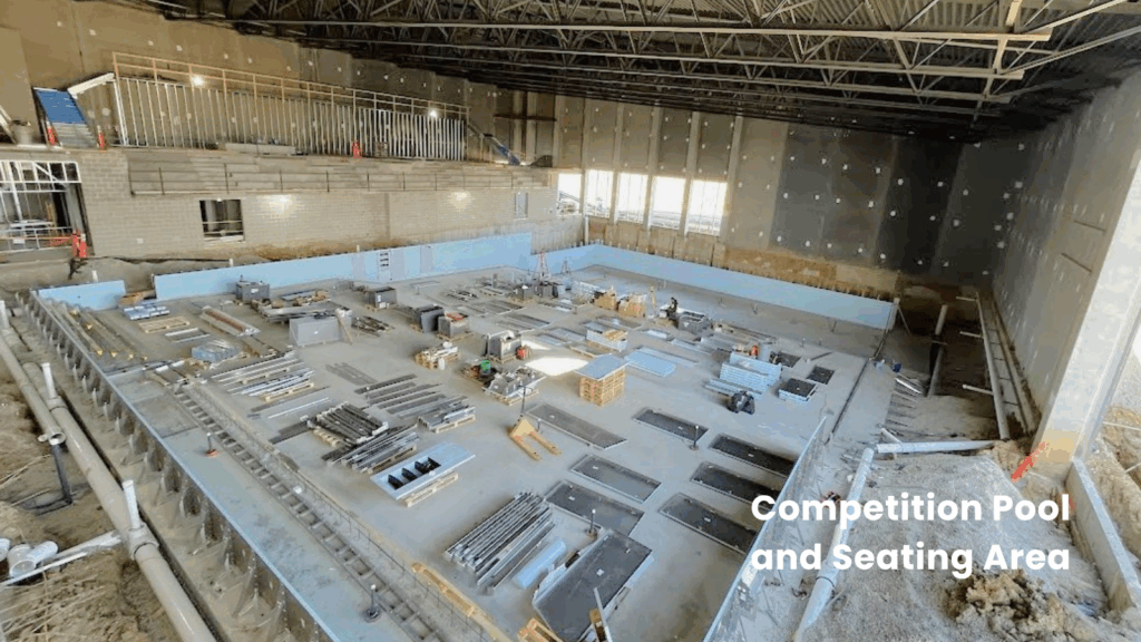 Competition Pool and Seating Area