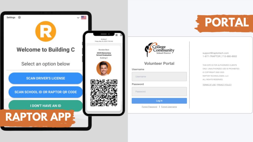 Raptor Safe App and Portal