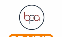 Black and White Circle Business Logo