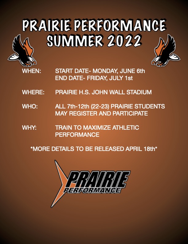 Prairie performance 2022 summer announcement