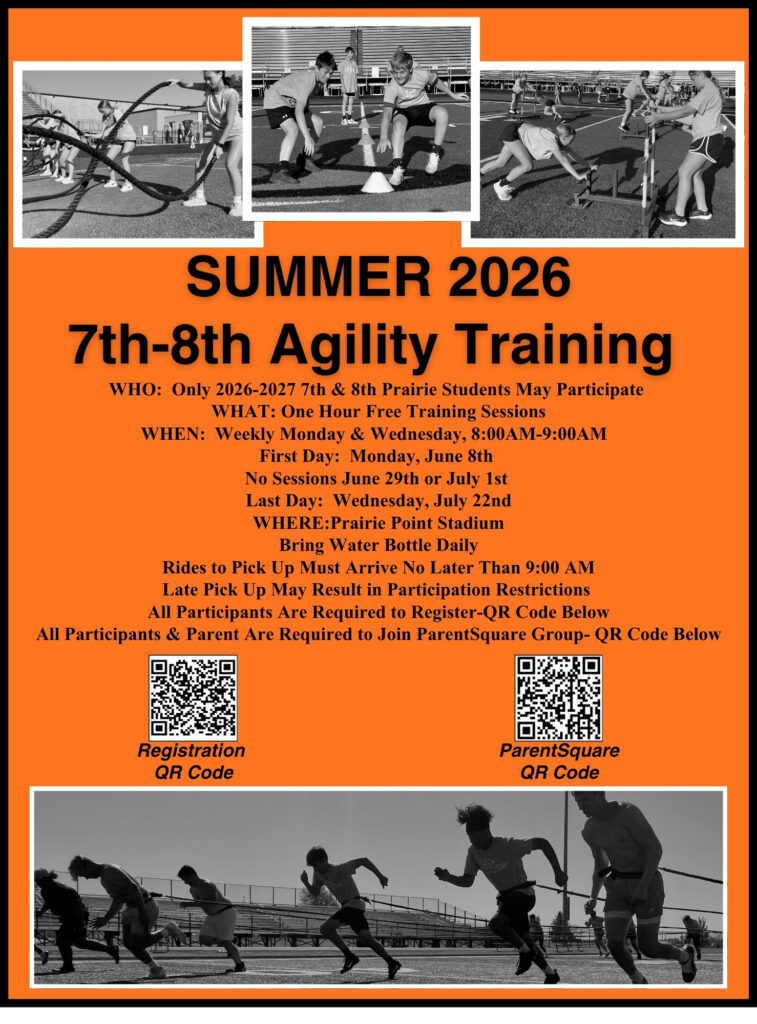 2026 Summer Agility Training Flyer Updated