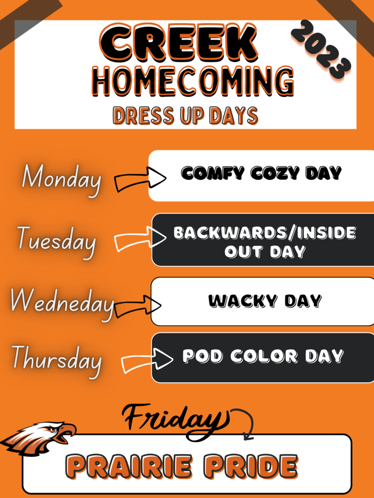 Homecoming Dress up Days