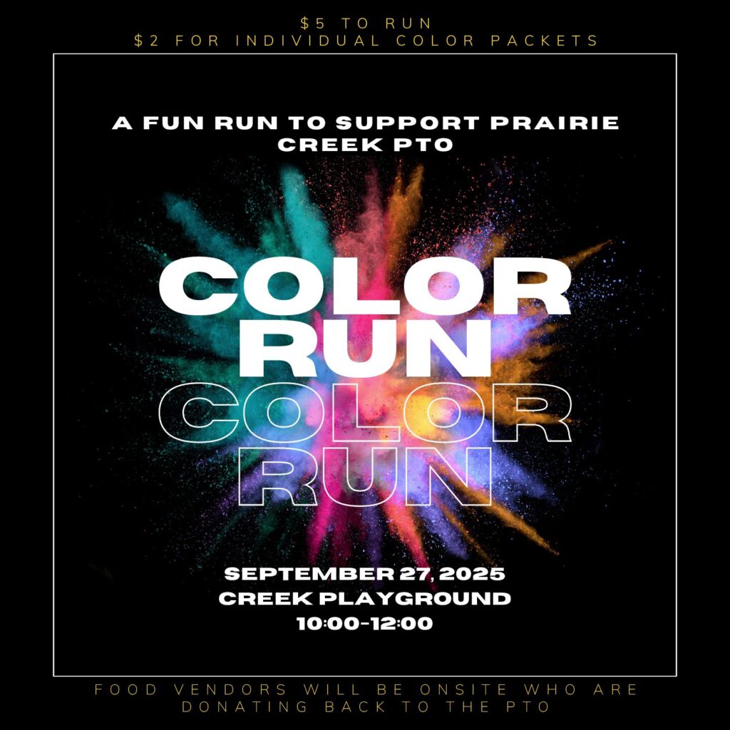 Fun Run Instagram Post in Black Colorful Powder Maximalist Style