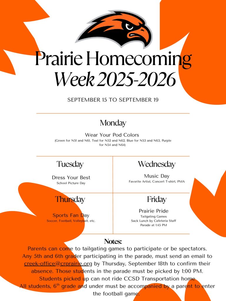 Homecoming Week Poster