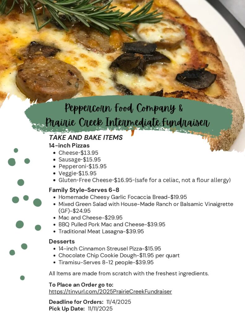 Peppercorn Food Company Fundraiser