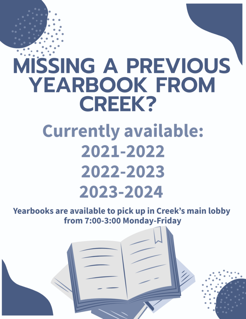 Missing a Previous Yearbook from Creek (2)