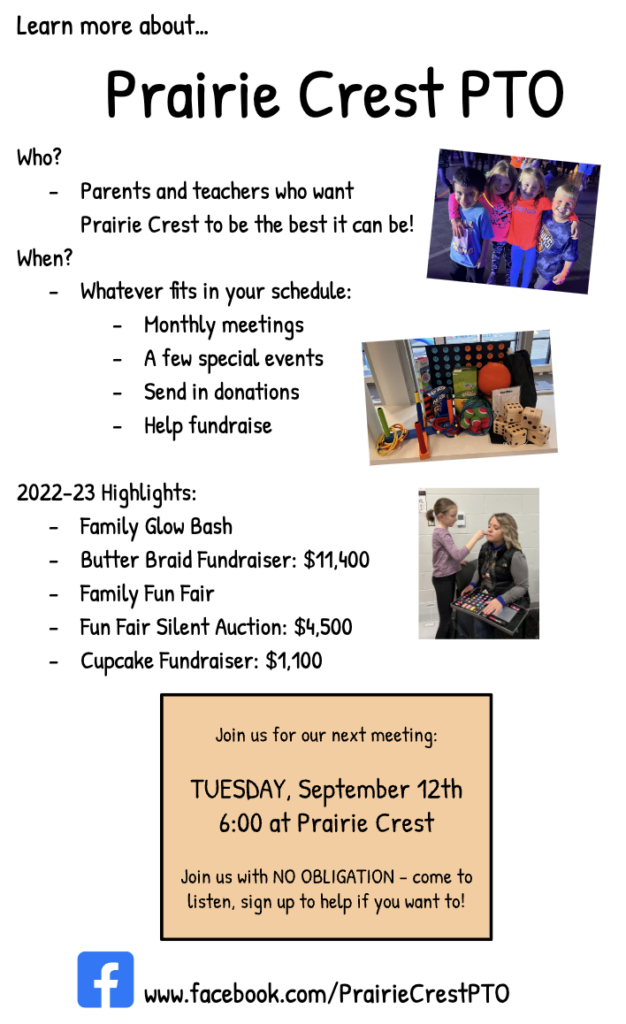 Prairie Crest PTO