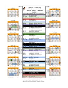 2025 2026 District School Calendar