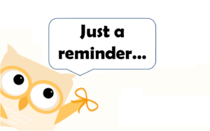 Reminder owl