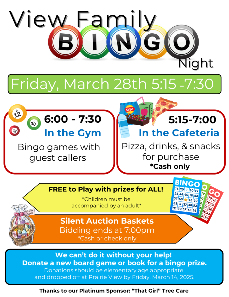 Bingo Night 2025 poster